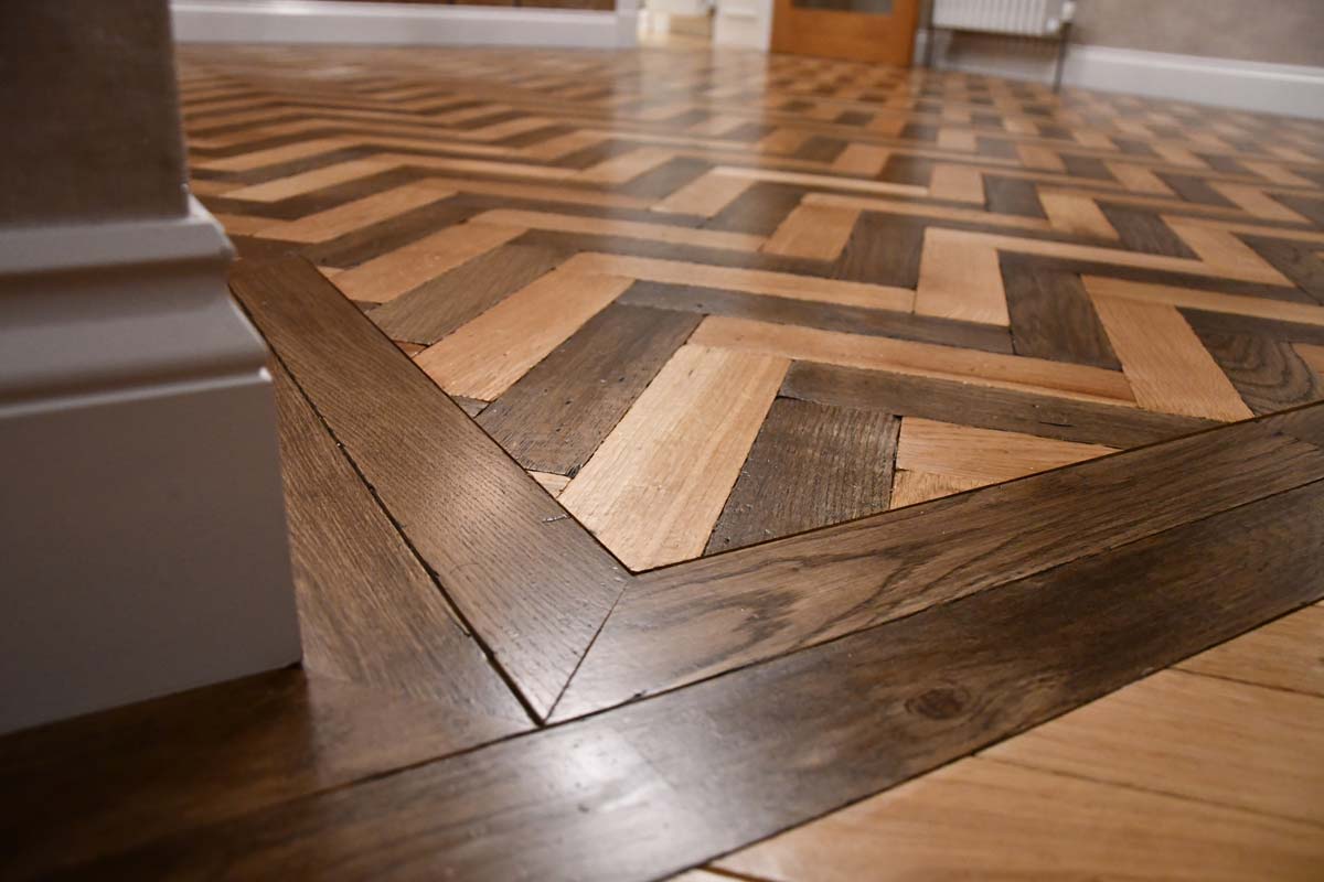 flooring-close-up Close-up of Kitchen Cabinet